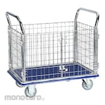 NK CARRY CASTER Double Door Type Wire Mesh Bogie