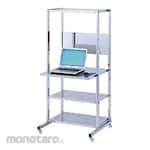 AS ONE Meja PC Dorong untuk Ruang Bersih