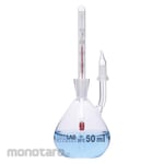 ISOLAB Pycnometer Glass Calibrated with Thermometer (Botol Piknometer Kaca)