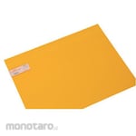 Hikari Polystyrene plate, orange transparent, 450 x 600 x 0.5 mm