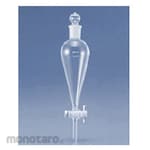 IWAKI (AGC Technoglass) Separatory funnel squib type with PTFE cock TS stopper 6402FS series