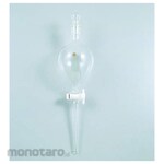 SANSYO SPC separatory funnel with spherical PTFE cock