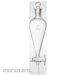 SANSYO Separation funnel squib type transparent sliding ball stopper PTFE cock