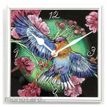 Artec [School teaching materials and educational toys] Art glass frame clock
