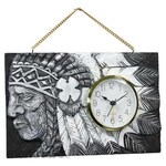 Artec [School teaching materials and educational toys] Black carved round clock wall