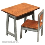 Artec [School teaching materials and educational toys] Desk and chair diorama base made of hard paper