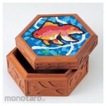 Artec [School teaching materials and educational toys] Multi box hexagon box with plastic mosaic