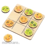 Artec [School teaching materials and educational toys] Wooden 3-row set, uncolored
