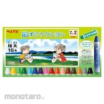 Pentel Crayon Zukou Crayon Clear Label Roll with Rubber Band