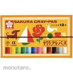 SAKURA COLOR PRODUCTS Crayon Thick Rolls 12 Colors (With Rubber Link)