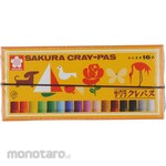 SAKURA COLOR PRODUCTS Crayon Thick Rolls 16 Colors (With Rubber Link)