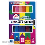 SAKURA COLOR PRODUCTS Triangle Colored Plastic Pencils 12 Colors