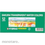 SAKURA CRAY-PAS Transparent watercolor 12 colors Laminated tube 5mL