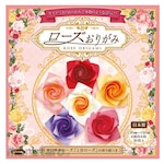 SHOWA NOTE Rose origami 36 sheets, 6 patterns each, 5 pieces, Kawasaki Rose &quot;1 minute rose&quot; folding chart included
