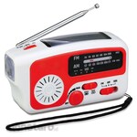 Artec [School teaching materials and educational toys] Hand-cranked solar radio light