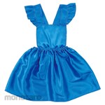 Artec [School teaching materials and educational toys] Soft satin overalls skirt blue