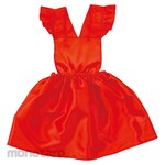 Artec [School teaching materials and educational toys] Soft satin overalls skirt red