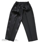 Artec [School teaching materials and educational toys] Soft satin trousers tapered C black