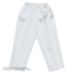Artec [School teaching materials and educational toys] Soft satin trousers tapered C white