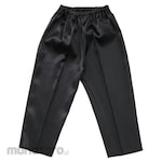 Artec [School teaching materials and educational toys] Soft satin trousers tapered J black