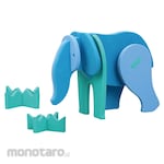 Artec [School teaching materials and educational toys] 3D Animal Puzzle Elephant