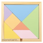 Artec [School teaching materials and educational toys] Wooden Tangram Puzzle