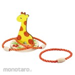 Artec [School teaching materials and educational toys] Wooden quoits giraffe