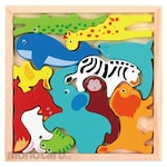 Artec [School teaching materials and educational toys] Wooden square puzzle
