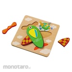 Artec [School teaching materials and educational toys] wooden puzzle airplane