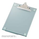 AS ONE Glass table with clamp