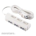 AS ONE Multi plug Cord:3m