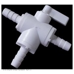 AS ONE PP ball valve 3-way