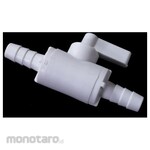 AS ONE PP ball valve, 2-way