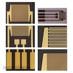 KENIS Comb electrode (gold-deposited glass)