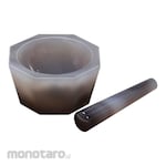AS ONE Agate Mortar Tipe Tinggi dengan Pestle