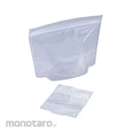 AS ONE Zipper Bag Transparent Wide Type