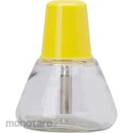 monotaro Glass Push Down Dispenser, Brass Pump