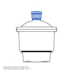 BOROSIL Desiccators with Cover and Porcelain Plate Plastic Knob