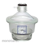 NORMAX Glass Ware Desiccator With Rotate Sleeve With Porcelain Plate