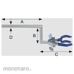 SANSYO Crank type double open clamp