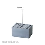AS ONE Test Tube Rack Aluminum Block