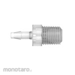 Cole Parmer Spex VapLock Fitting Polypropylene Straight Hose Barb To Threaded Adapter