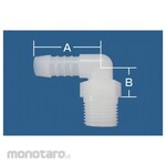 SANSYO PVDF half elbow