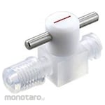 AS ONE Chemical-Resistant CTFE Lure Fitting Faucet