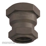 AS ONE PP Threaded Joint Poly Different Diameter Socket