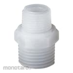 AS ONE TEFEN PVDF Threaded Fittings, Different Diameter Nipples