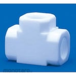 Flon Industry PTFE Pipe Tee F-2087 Series