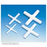 Flon Industry PTFE Tube Connector Cross F-2097 Series