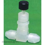 Universal Neoflon RUSL CTFE Needle Valve, High-Pressure Straight Type, 00U-197 Series