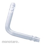 AS ONE Glass Joint L Joint With Rubber Clamp